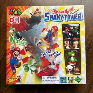 Mario Shaky Tower game, unopened, ages 4+